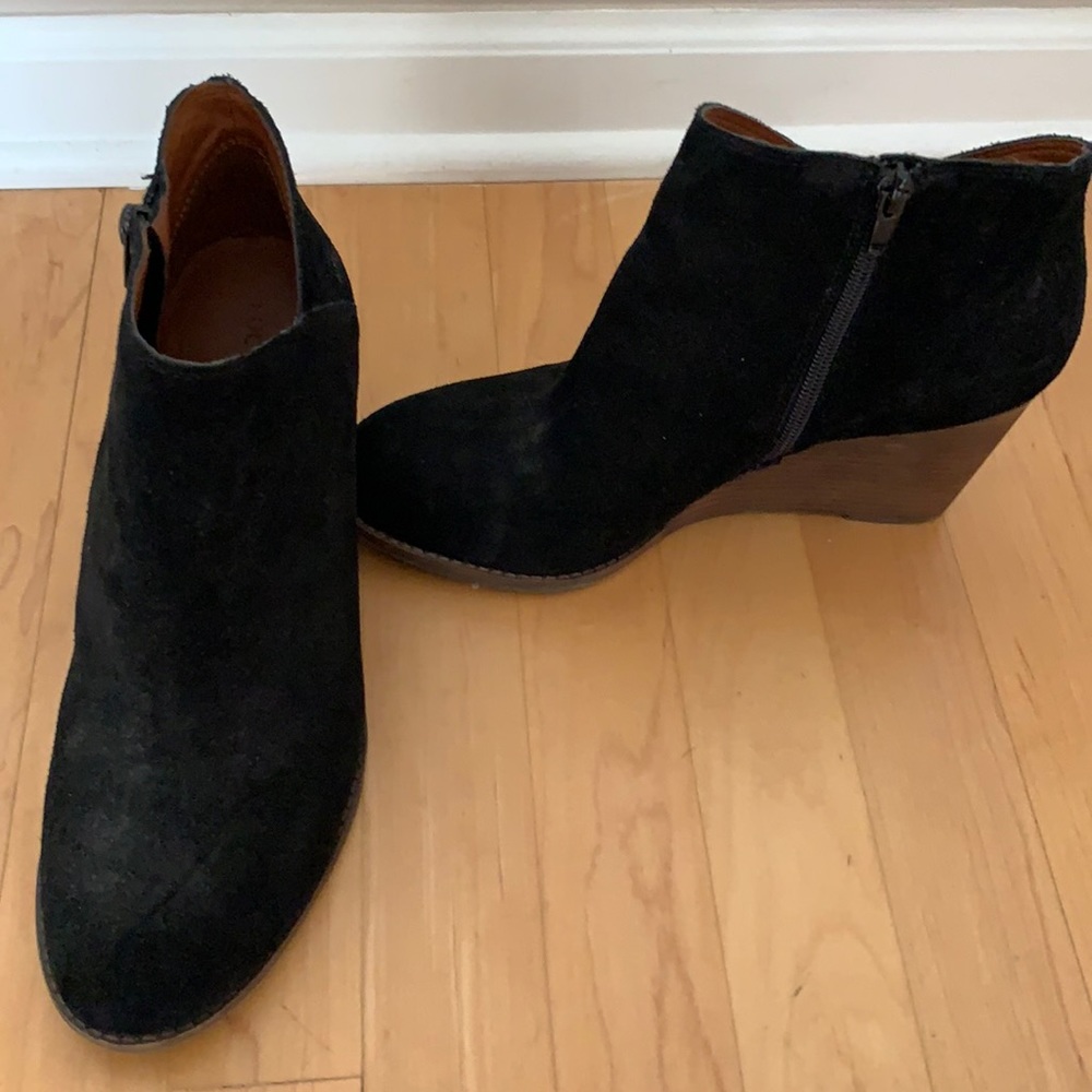 Wedge booties